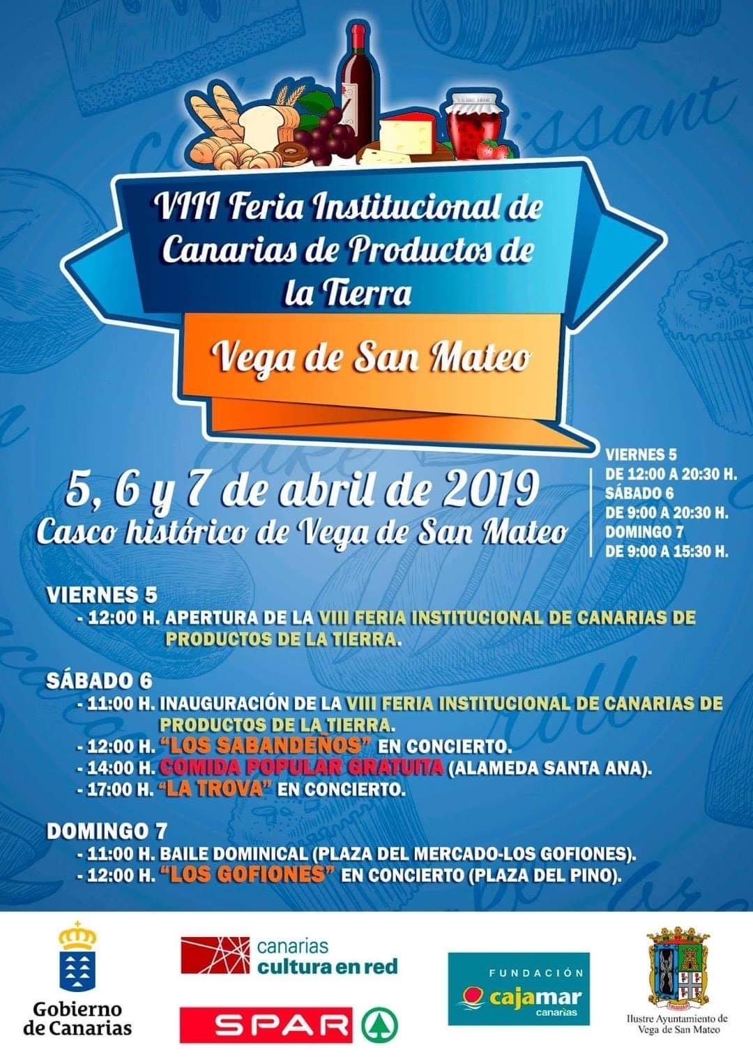 Cartel VIII Feria Institucional de Canarias de Productos de la Tierra